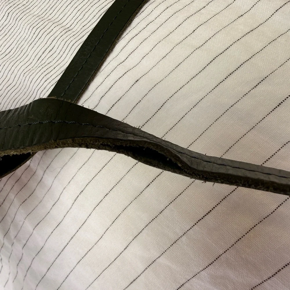 Clare V Suede Petite Jean Bucket Bag in Loden Green - Picture 12 of 13